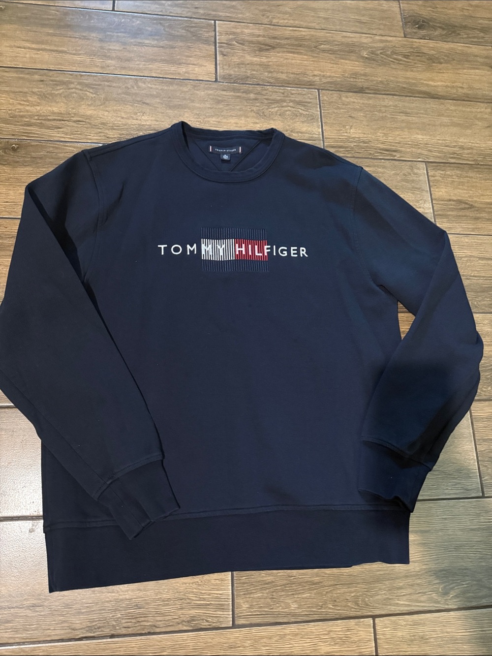Tommy Hilfiger Crewneck Sweatshirt Mens XL Navy